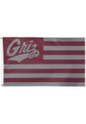 Montana Grizzlies 3x5 Star Stripes Red Silk Screen Grommet Flag