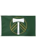 Portland Timbers 3x5 Green Silk Screen Grommet Flag