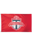 Toronto FC 3x5 Red Silk Screen Grommet Flag