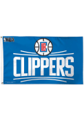 Los Angeles Clippers 3x5 Red Silk Screen Grommet Flag