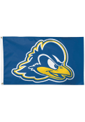 Delaware Fightin' Blue Hens 3x5 Blue Silk Screen Grommet Flag