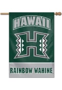 Hawaii Warriors Typeset 28x40 Banner