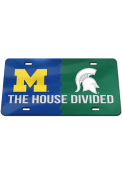Michigan Wolverines House Divided Car Accessory License Plate