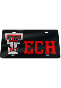 Texas Tech Red Raiders Logo Car Accessory License Plate