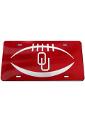 Oklahoma Sooners Football Car Accessory License Plate