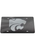 K-State Wildcats Carbon Car Accessory License Plate