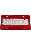 Oklahoma Sooners Inlaid Car Accessory License Plate