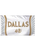 Dallas Mavericks City Edition 3x5 White Silk Screen Grommet Flag