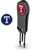 Texas Rangers Ball Marker Switchblade Divot Tool
