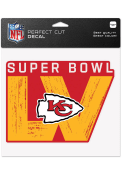Kansas City Chiefs Super Bowl LV Bound 8x8 Color Auto Decal - Red