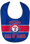 Texas Rangers Baby Future Hall of Famer Bib - Blue
