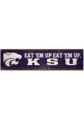 K-State Wildcats 1.5x6 Wood Magnet