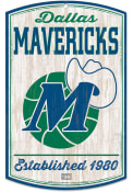 Dallas Mavericks retro Sign