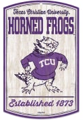 TCU Horned Frogs retro Sign