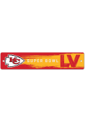 Kansas City Chiefs Super Bowl LV Bound 3.75x19 inch Sign
