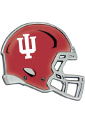 Indiana Hoosiers Domed Helmet Car Emblem - Red