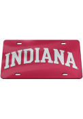 Indiana Hoosiers Lettered Logo Car Accessory License Plate