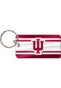 Indiana Hoosiers Stripe Keychain