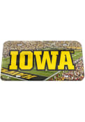 Iowa Hawkeyes Stadium Crystal Car Accessory License Plate