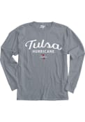 Tulsa Golden Hurricanes Womens Flip the Script T-Shirt - Grey