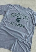 Michigan State Spartans Alumni T Shirt - Grey