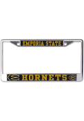 Emporia State Hornets Printed Metallic License Frame