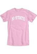 K-State Wildcats Classic Arch T Shirt - Pink
