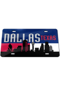 Dallas Ft Worth Team Color Acrylic Car Accessory License Plate