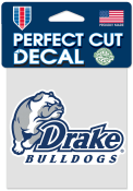 Drake Bulldogs Perfect Cut 4x4 Auto Decal - Blue