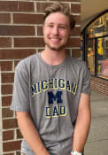 Michigan Wolverines Dad Number One Fashion T Shirt - Grey