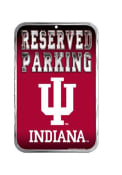 Indiana Hoosiers Reserved Parking Plastic Sign