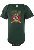 Baylor Bears Baby Disney Heart Troop One Piece - Green