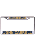 John Carroll Blue Streaks Inlaid License Frame
