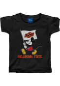 Oklahoma State Cowboys Toddler Mickey Flag Waver T-Shirt - Black