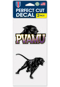 Prairie View A&M Panthers 2 Pack 4x4 Auto Decal - Purple
