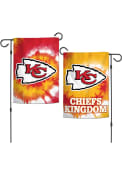 Kansas City Chiefs Tie Dye Garden Flag