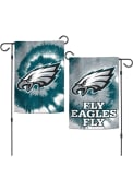 Philadelphia Eagles Tie Dye Garden Flag