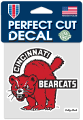Red Cincinnati Bearcats 1959 Bearcat Decal