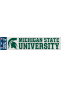 Michigan State Spartans 4x17 Auto Decal - Green