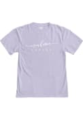 Manhattan Womens Rally Script T-Shirt - Lavender