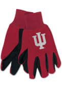 Indiana Hoosiers 2 Tone Embroidered Gloves - Red