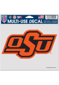 Oklahoma State Cowboys 5X6 Multi Use Auto Decal - Orange
