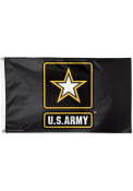 Army 3x5 Deluxe Black Silk Screen Grommet Flag