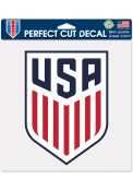 Team USA 8x8 Auto Decal - Red