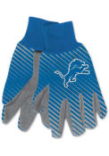 Detroit Lions Two Tone Gloves - Blue