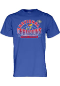 Kansas Jayhawks 2022 National Champions Generic T Shirt - Blue