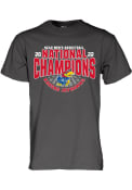 Kansas Jayhawks 2022 National Champions Ball T Shirt - Charcoal
