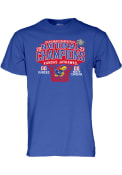 Kansas Jayhawks 2022 National Champions Score T Shirt - Blue