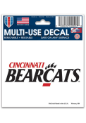 Red Cincinnati Bearcats Multi-Use 3x4 Decal