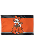 Oklahoma State Cowboys vault 3x5 Orange Silk Screen Grommet Flag